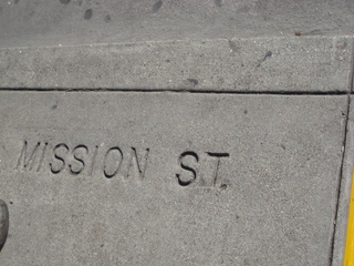 Sonia's U.S. pictures - San Francisco - Mission St. sign