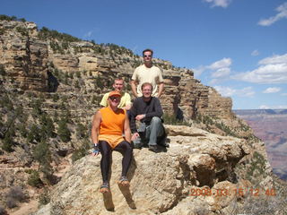 Adam, Mykola, Andrew, Jerry at Grand Canyon