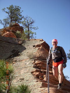 834 6gt. Zion National Park - Angels Landing hike - chains - Adam
