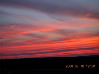 Payson Airport (PAN) sunset
