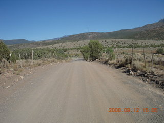 run from Kathe's and Reggie's place in Central, Utah