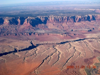 1086 6pp. aerial - Grand Canyon - east end, Marble Canyon Airport (L41)