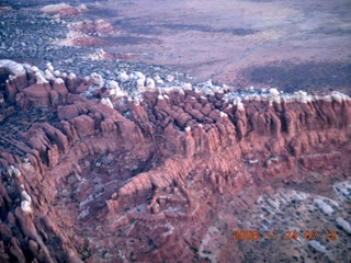 view from new Colorado River bridge in Moab