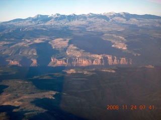 89 6pq. aerial - Colorado canyon at sunrise