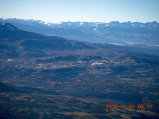 90 6pq. aerial - Colorado mountains