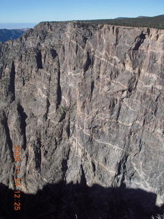 Black Canyon of the Gunnison National Park my shadow