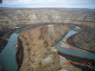 332 6ps. flying with LaVar - aerial - Utah backcountryside - Green River