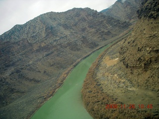 354 6ps. flying with LaVar - aerial - Utah backcountryside - Green River - Desolation Canyon