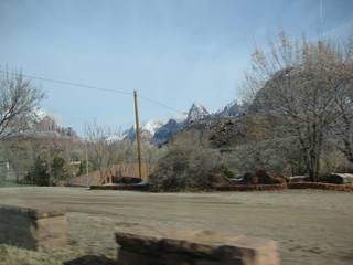 24 6qg. beth's Saturday zion-trip pictures - striking view and clouds going to zion