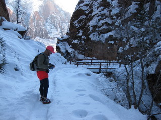 939 6qg. beth's Saturday zion-trip pictures - Zion National Park - Angels Landing hike - Adam