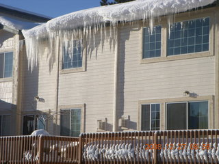 aerial - snowy Interstate 17 near Flagstaff (FLG)