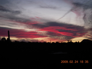 Tuesday hike - sunset afterward