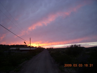Cave Creek mine hike - sunset