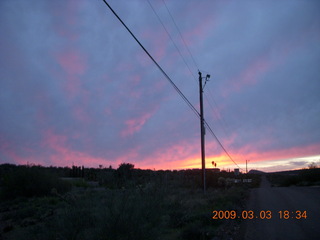 Tuesday hike - sunset afterward