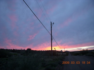 Cave Creek mine hike - sunset