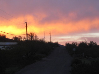 beth's pictures - Cave Creek mine hike - sunset