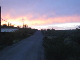 Cave Creek mine hike - sunset