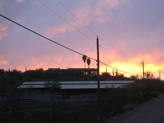 Cave Creek mine hike - sunset