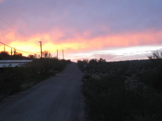 beth's pictures - Cave Creek mine hike - sunset