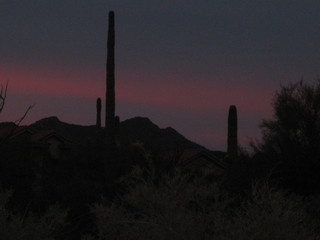 Cave Creek mine hike - sunset