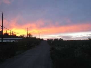 beth's pictures - Cave Creek mine hike - sunset