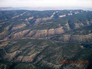 8 6tm. aerial - hills near Kayenta