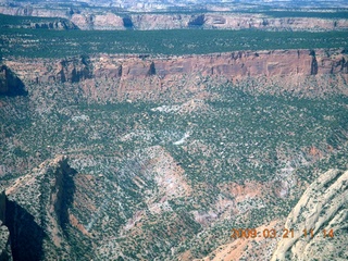 25 6tm. aerial - canyon southwest of Kayenta