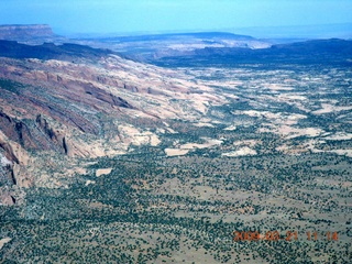 28 6tm. aerial - canyon southwest of Kayenta