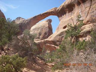 Arches National Park - Devil's Garden hike - fellow hiker