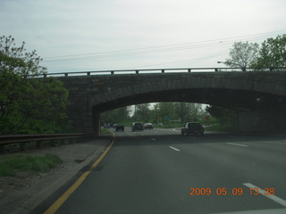 low bridge on Southern State Parkway in Long Island