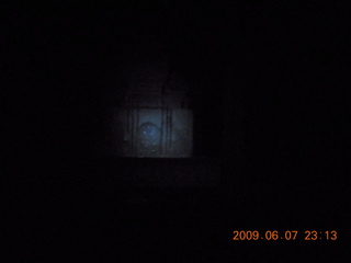 my Taj Mahal model glowing at night