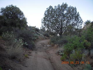 Bagdad Airport (E51) run - Mike stretching after