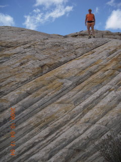 Escalante to Kodachrome - Adam on slickrock