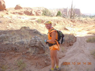 Escalante to Kodachrome - Adam on slickrock