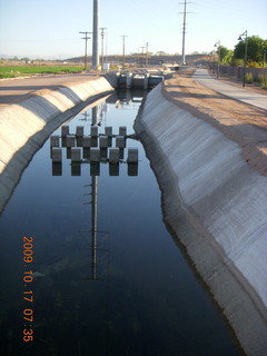 Chandler Airport (CHD) run along canal