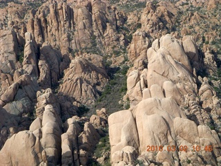 Bagdad run, green after the rain - aerial