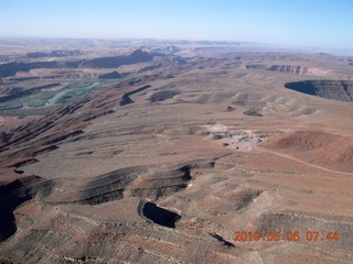 44 776. aerial - near Bluff, Utah