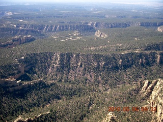 aerial - Arizona south of Monument Valley