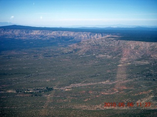 80 776. aerial - Mogollon Rim near Payson