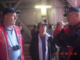 telescope at Mt. Graham - Warren, people, John