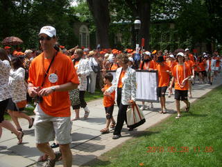 Princeton reunions - sundial on East Pyne