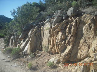 Bagdad run, green after the rain - aerial