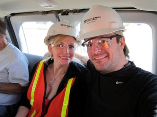 Bagdad Mine tour - Kristina and Sean