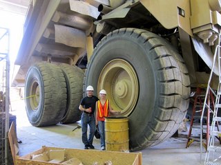 Bagdad Mine tour - Kristina and Sean