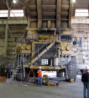 Bagdad Mine tour - Kristina