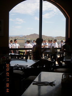 Chinese flying students seen from DVT restaurant