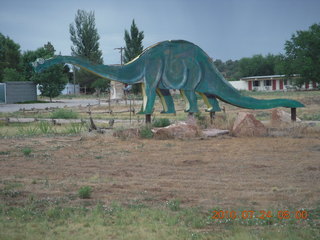 Grand Canyon Caverns (L37) trip - run on Route 66 - dinosaur