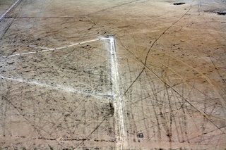 7S5 to DVT trip - aerial - Nevada - Black Rock City - Burning Man airstrip