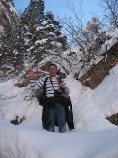 129 7ex. Zion National Park trip - Sheri's pictures - Hidden Canyon hike - Luiz