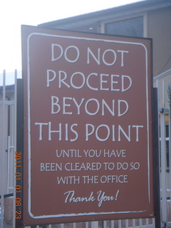 45 7f1. Zion National Park trip - motel sign